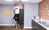 The Workplace Depot 5-Step Aluminium Step Ladder 150kg Capacity Handrail view 9