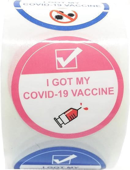 Amazon.com: I Got My Vaccine Stickers 1.5 inch Shot Vaccine Stickers