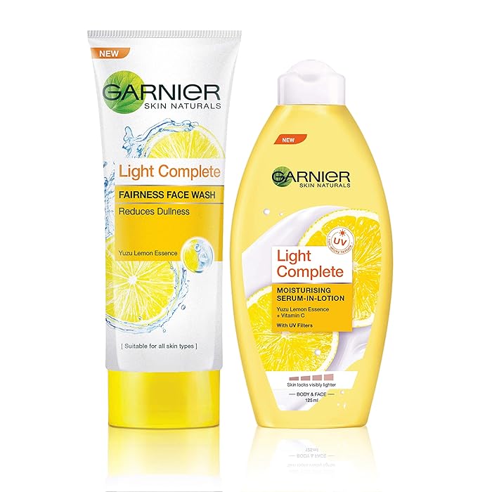 Garnier Skin Naturals Light Complete Facewash & Garnier Skin Naturals