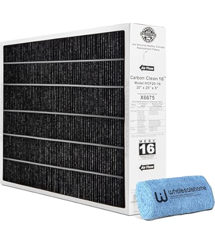 Lennox X6675 20x25x5 Air Filter, Lennox Healthy Climate Carbon