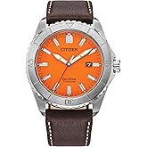 Citizen Men's Eco-Drive Brycen Sport Casual Watch, Silver-Tone Super Titanium Case, 3 Hand, Date