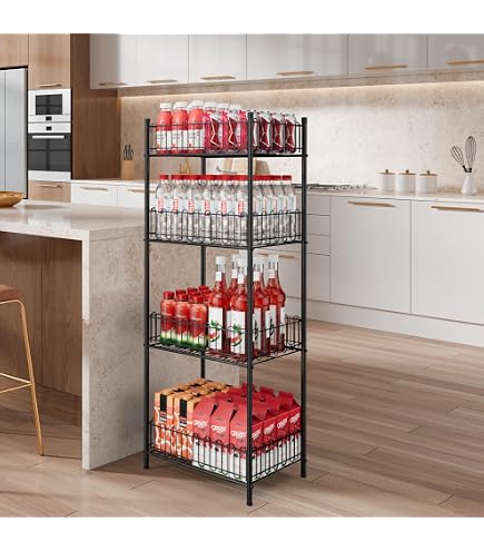 7 Tier Bottle Rack Vrisa 7-Tier Water Bottle Organizer – Free-Standing ...