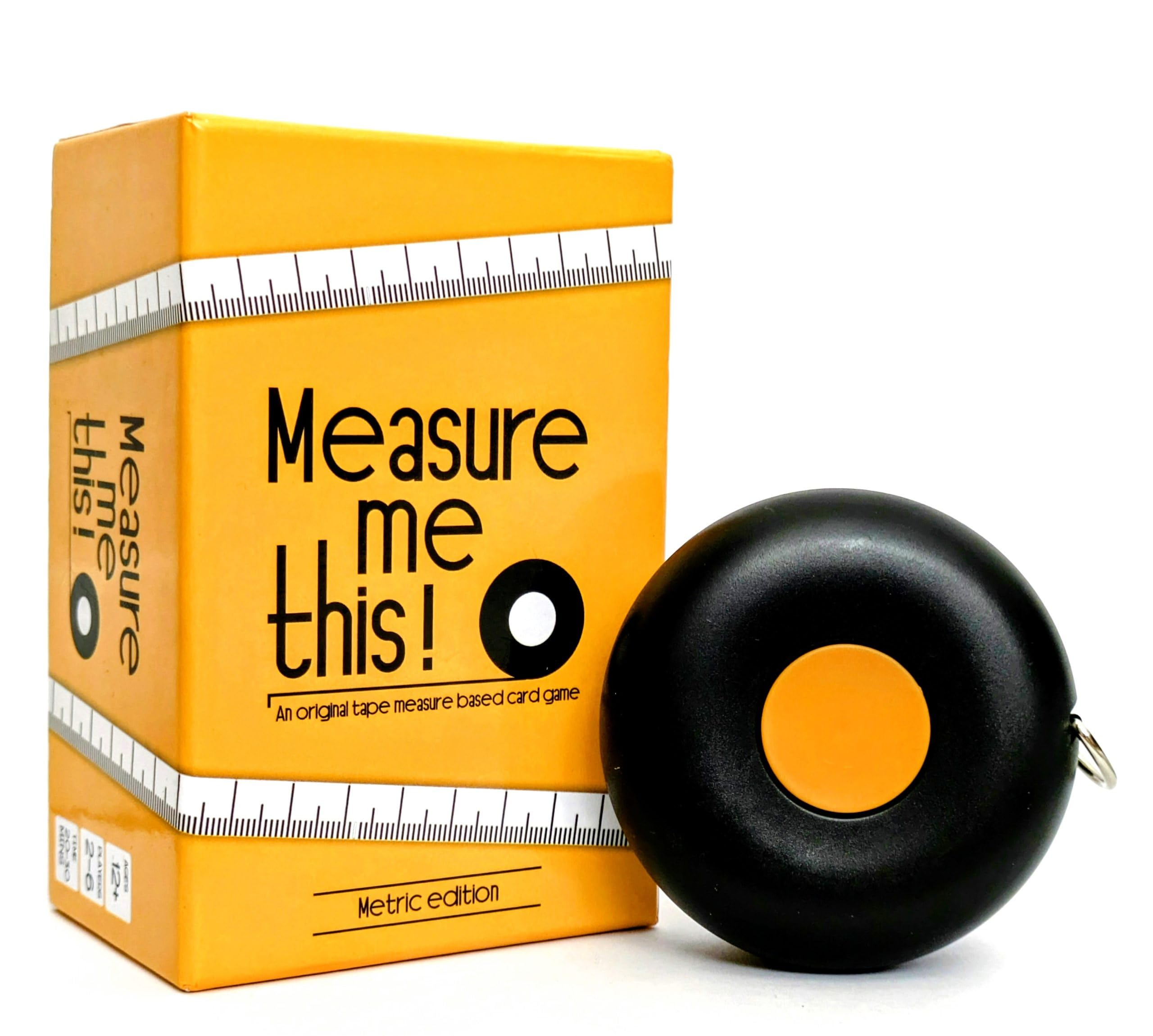 Measure me this! A measurement based card game | 2-6 players, Ages 12+ | A quick fun family friendly party game | 20-30 mins