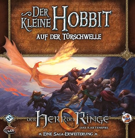 Asmodee HE371 - Herr der Ringe Kartenspiel, Auf der Türschwelle, 2 Hobbit Saga Erweiterung