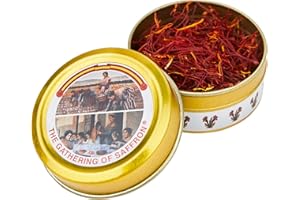 The Gathering of Saffron (0.07 Ounce (Pack of 1)) Pure Spanish Saffron 140 Plus year old brand well respected brand all around world