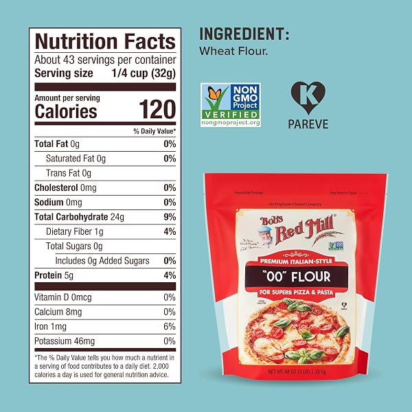 BOB’S RED MILL 00 PIZZA FLOUR, 3LB
