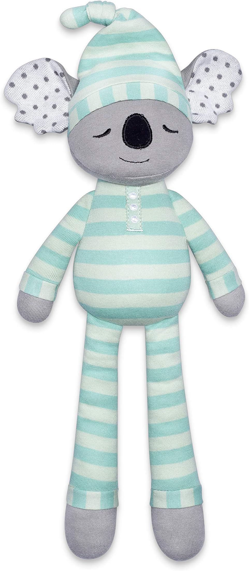 Apple Park Organic Farm Buddies - Kozy Koala Plush Toy for Newborns, Babies, Toddlers - Hypoallergenic, 100% Organic Cotton