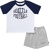 Gerber NFL unisex-baby Nfl Team T-shirt and Shorts Set