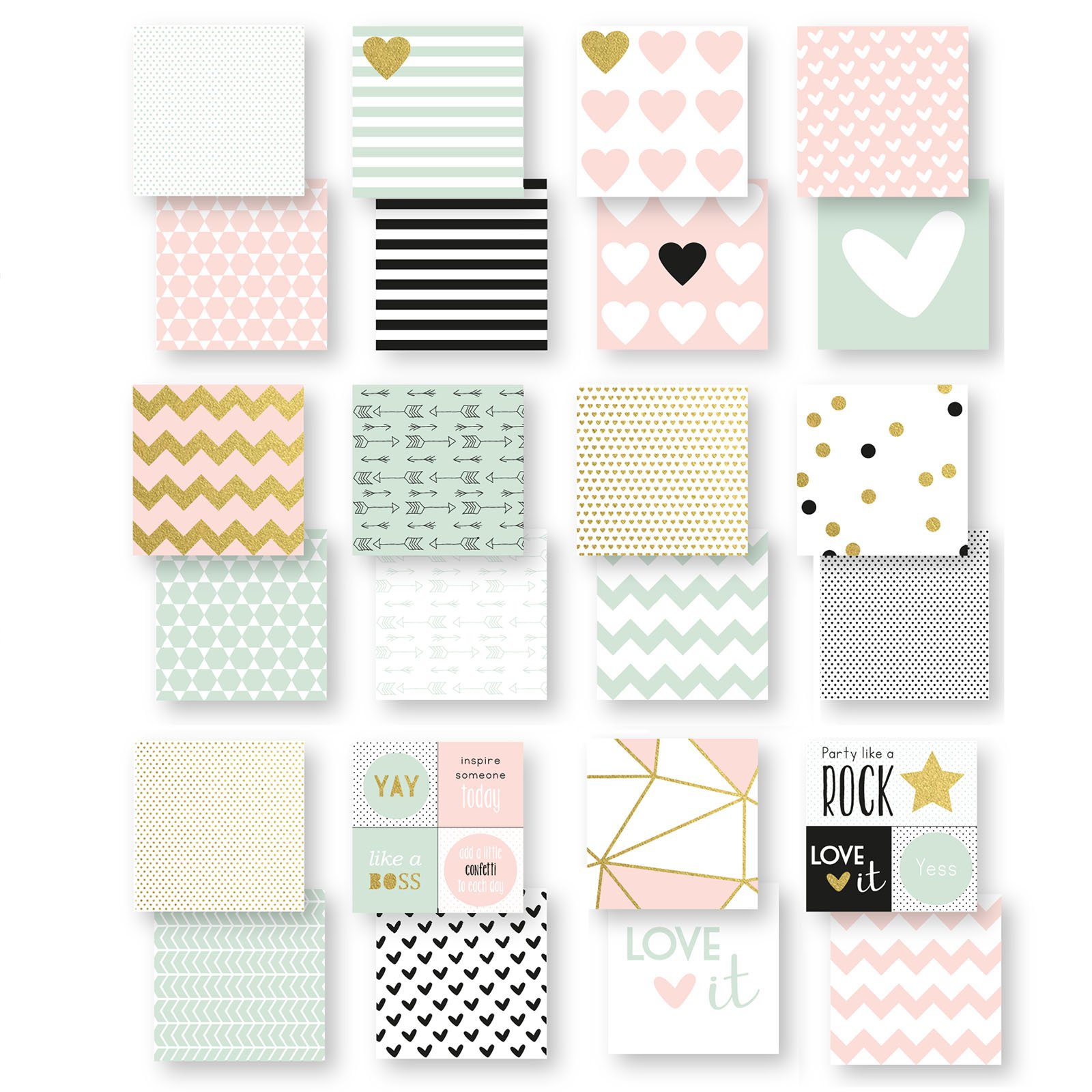 Florence Cardstock, Multicolour, 6 x 6-Inches