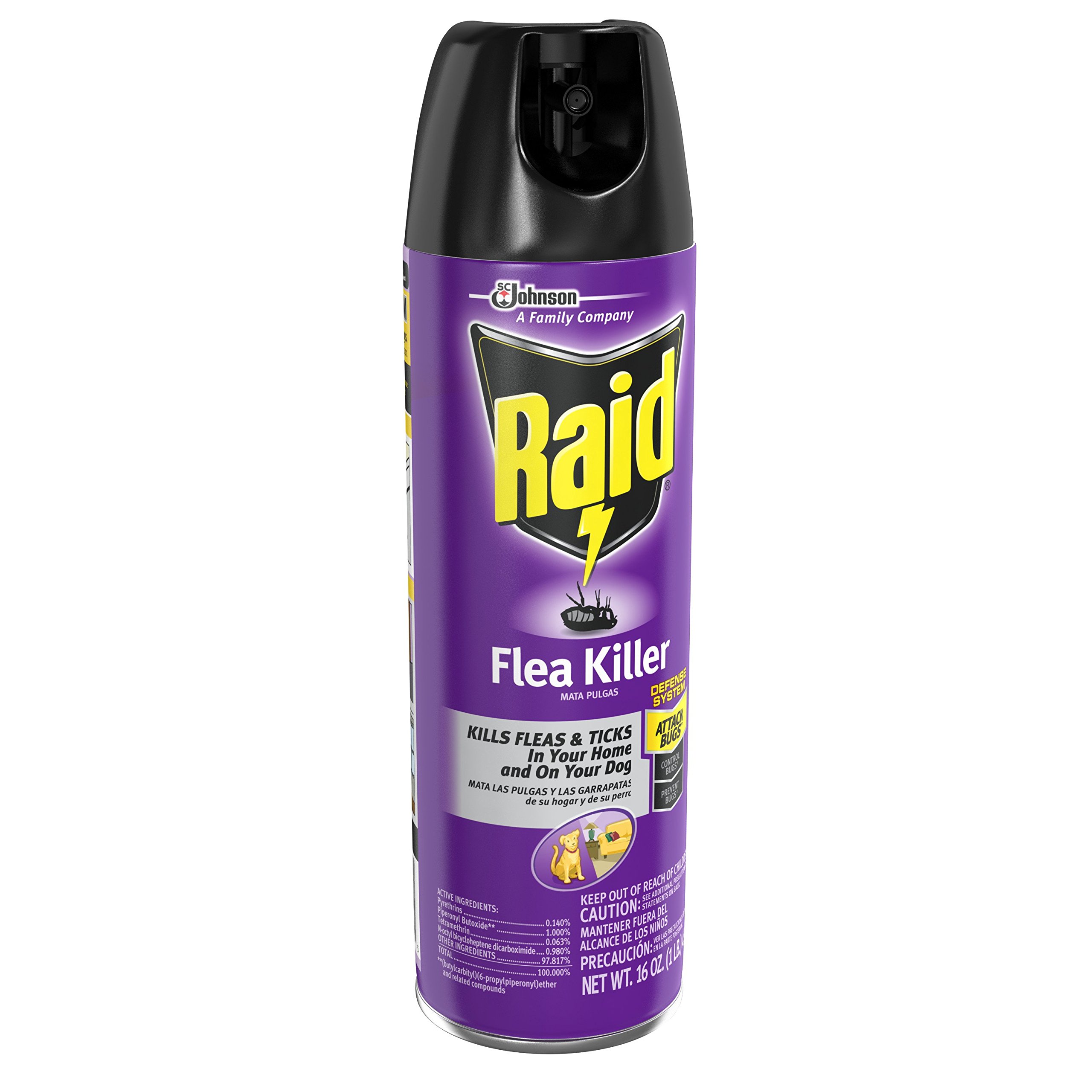 Raid Flea Killer for Home and Dogs, 16 Ounce, 6 Pack eBay