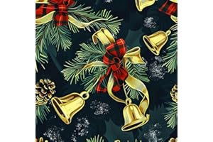 Vinjiasin Christmas Peel and Stick Wallpaper, Self Adhesive Removable Wallpaper, Thicken Christmas Contact Paper for Bedroom 