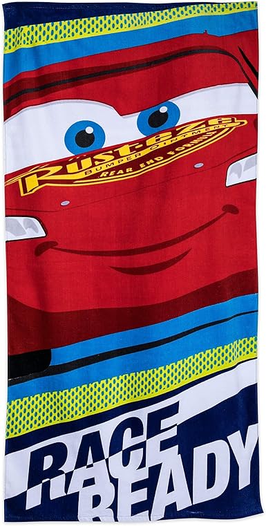 lightning mcqueen bath towel
