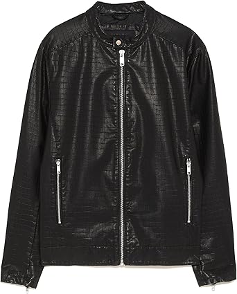 zara men's leather jacket uk