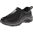 Merrell Jungle Moc Moccasin, Black Leather, 6 US Unisex Big Kid