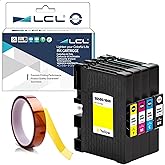 SG500 SG1000 Sublimation Ink Cartridges with Upgraded Chips Replacement for Sawgrass SG500 SG1000 Printers (1 Black, 1 Cyan, 1 Magenta, 1 Yellow, 4-Pack)