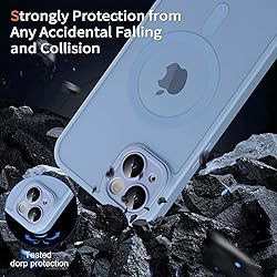FATUOQIA Privacy Case for iPhone 15,Magnetic iPhone