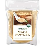 Healthworks Maca Powder Raw (16 Ounces / 1 Pound) | Certified Organic Flour Use | Keto, Vegan & Non-GMO | Premium Peruvian Or