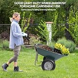 Panana Heavy Duty Garden Trolley 85L Cart 150kg Capacity Steel Frame view 7