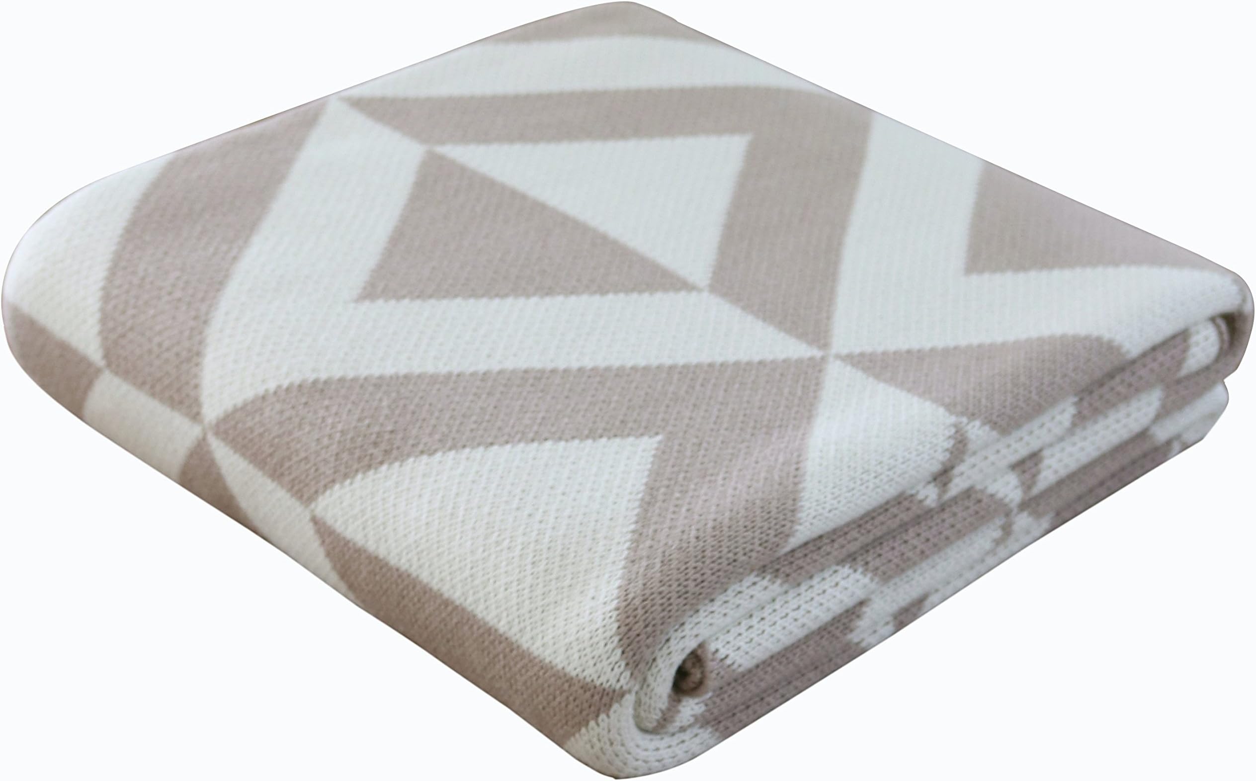 Humble Weave Soft Cotton Knit Throw Blanket - Mushroom | Aspen 127x152cm