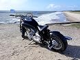 Garde-Boue Arrière Rugged 185x690mm – Acier Brut Pour Custom Bobber Chopper Cafe Racer
