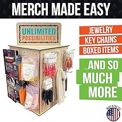 TORCHED DISPLAYS Rotating Display Stand – 22.5 x