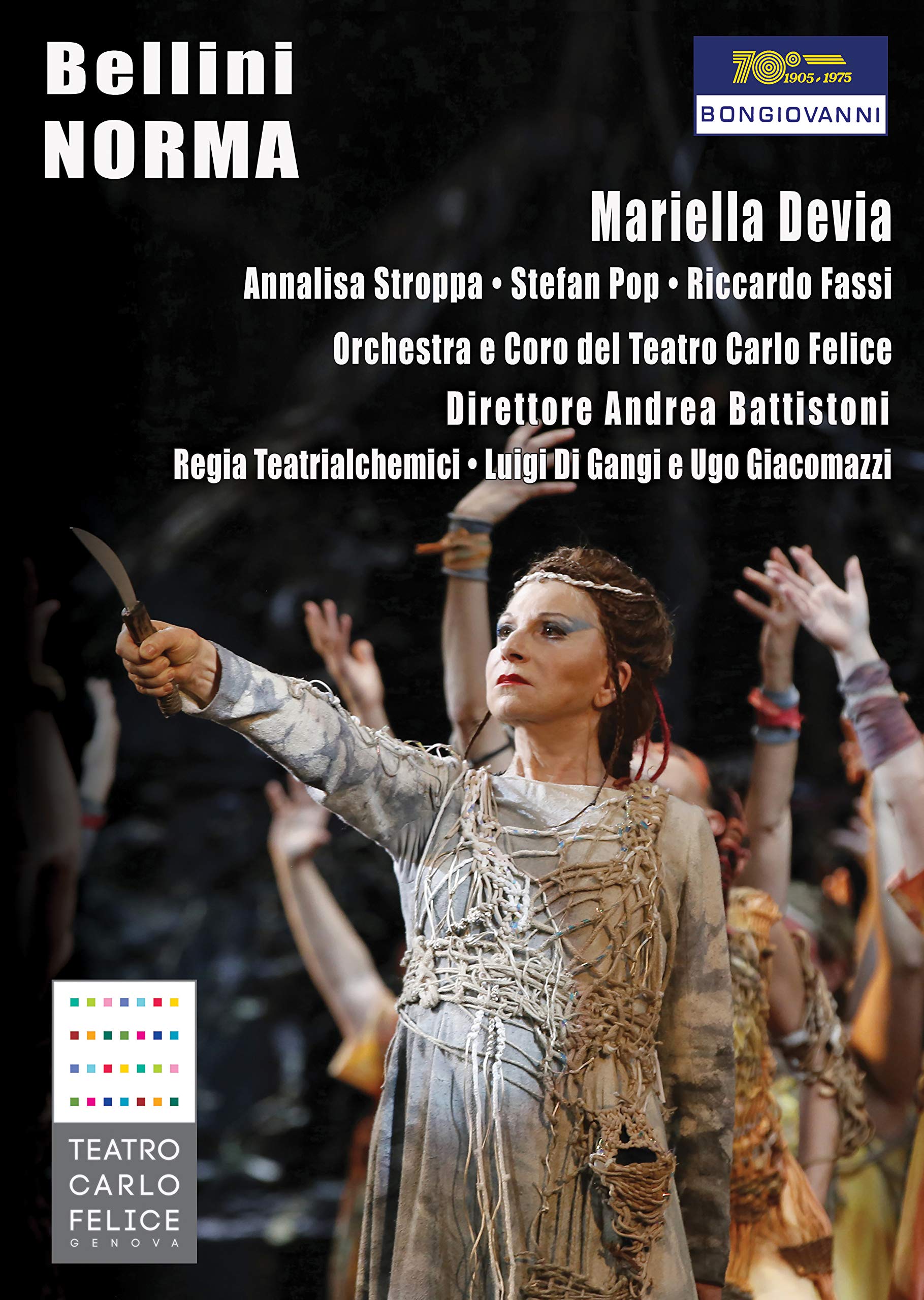 Vincenzo Bellini: NORMA (DVD) - Marcella Devia Genova 2018