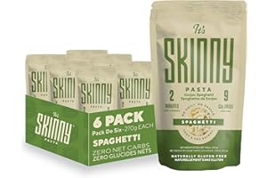 It’s Skinny Low Carb Pasta - Pre-cooked Spaghetti Pasta, Konjac Shirataki Noodles, Gluten Free Pasta, Vegan and Keto-Friendly