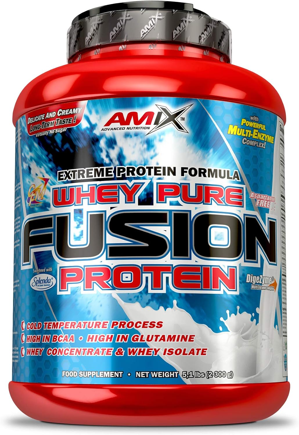 AMIX, Whey Protein, Pure Fusion, Ultra Filtered Whey Concentrate, Isolate, Sweetened with Splenda, Contains L-glutamine - Image 5