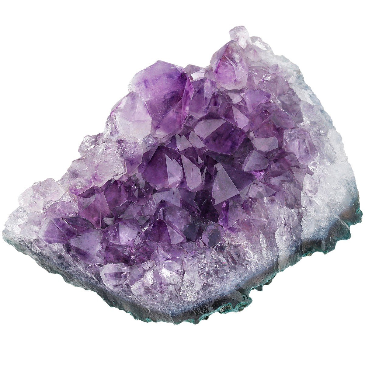 mookaitedecor Natural Amethyst Healing Crystal Cluster, Reiki Gemstone Specimen Figurine Home Decor Raw Crystal Ornament(approx 150-200g), Length 35-63mm / 1.37-2.48"