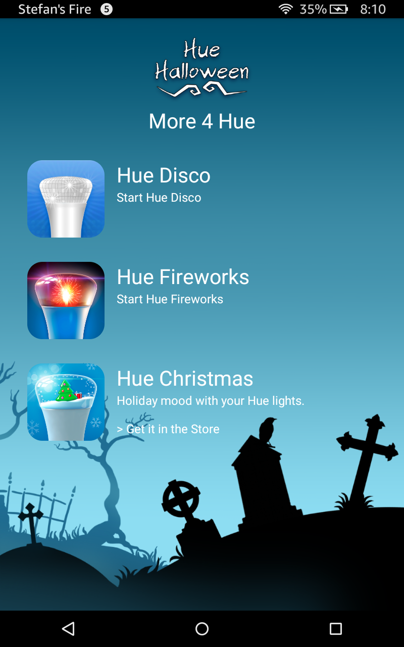 Hue Halloween for Philips Hue