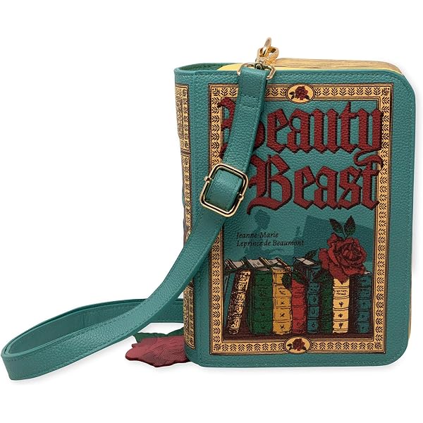 Amazon.com: Beauty and the Beast Book Clutch Cross Body Bag in