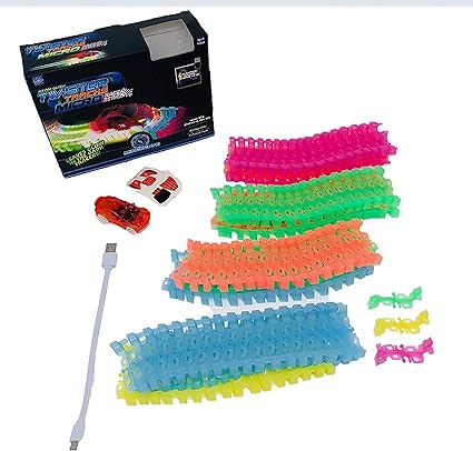 neon race track toy