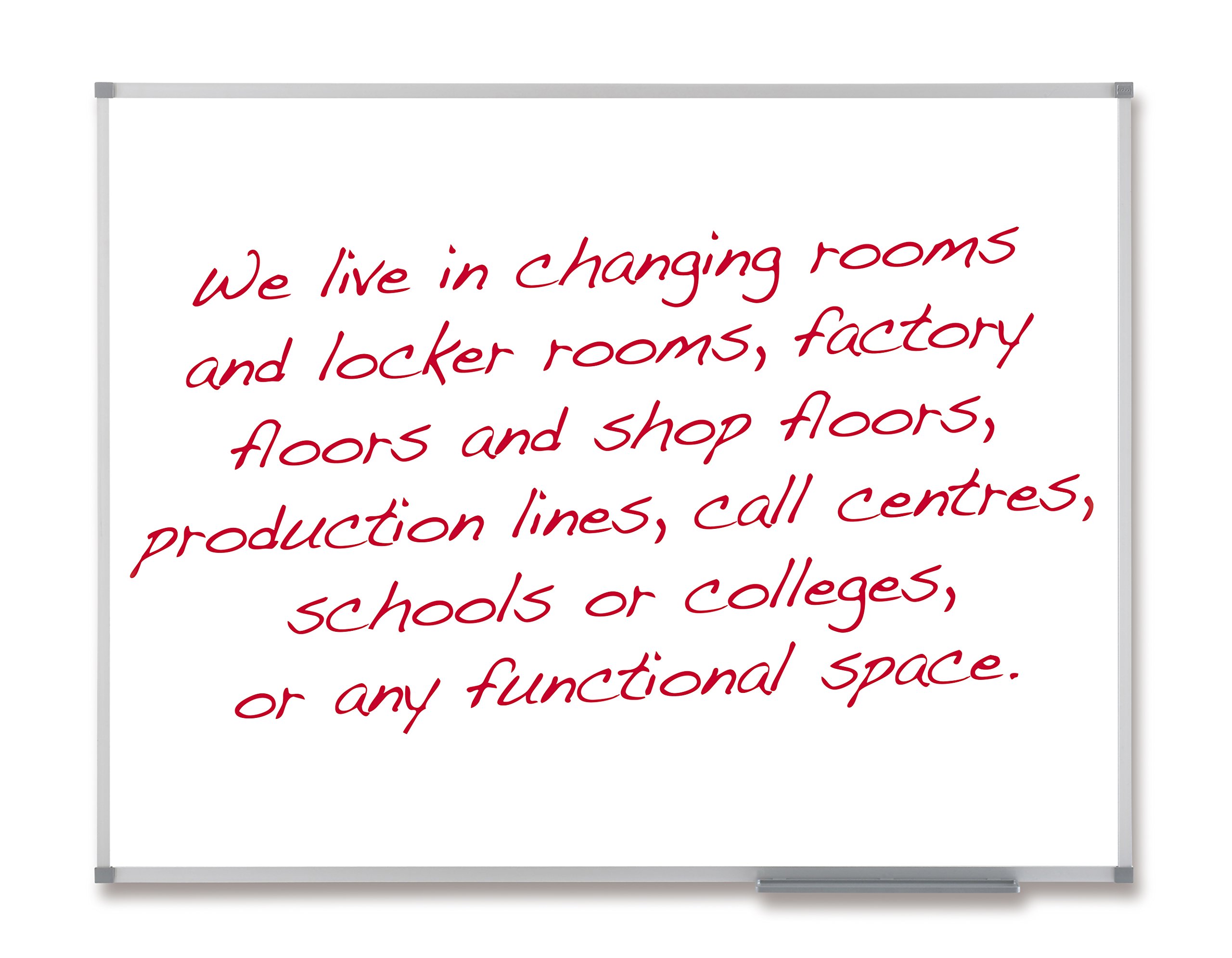 Nobo 600 x 450mm Classic Magnetic Enamel Board - White