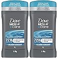 Dove Men + Care Clean Comfort 72H Antiperspirant Deodorant Stick for men with 1/4 Moisturizing Cream and Vitamin E and a Non-