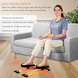 REAQER Under Desk Elliptical Pedal Exerciser for Seniors, Rehab Equipment view 5