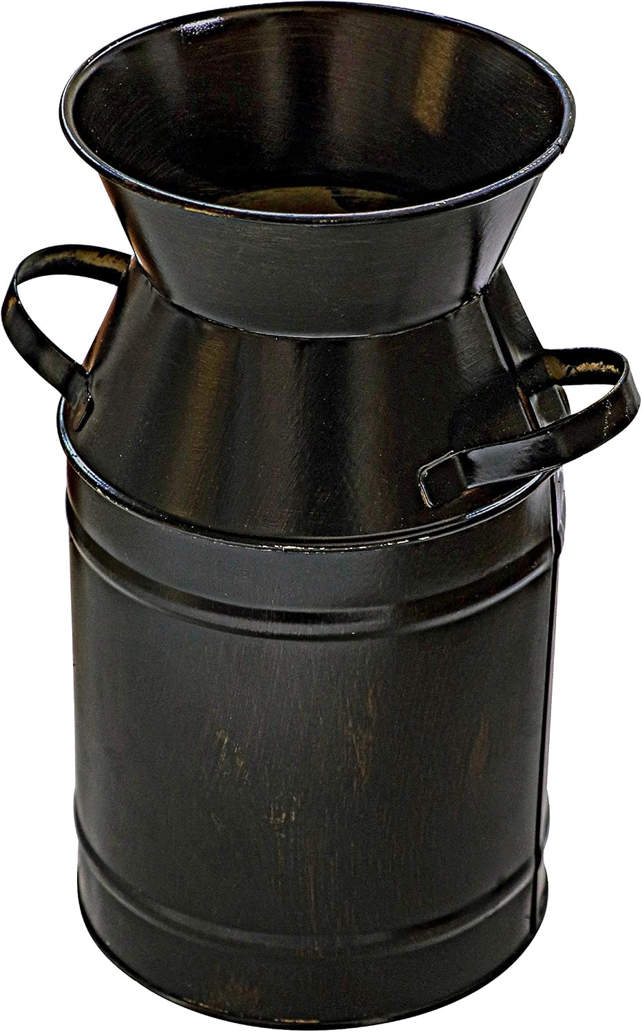 Soyizom 7.5" Metal Shabby Chic Classy Designed Vase Country Rustic Farmhouse Primitive Vase Galvanized Milk Can Jug Bucket Vase with handles for Wedding Party Home Office Cafe Decor - Image 4