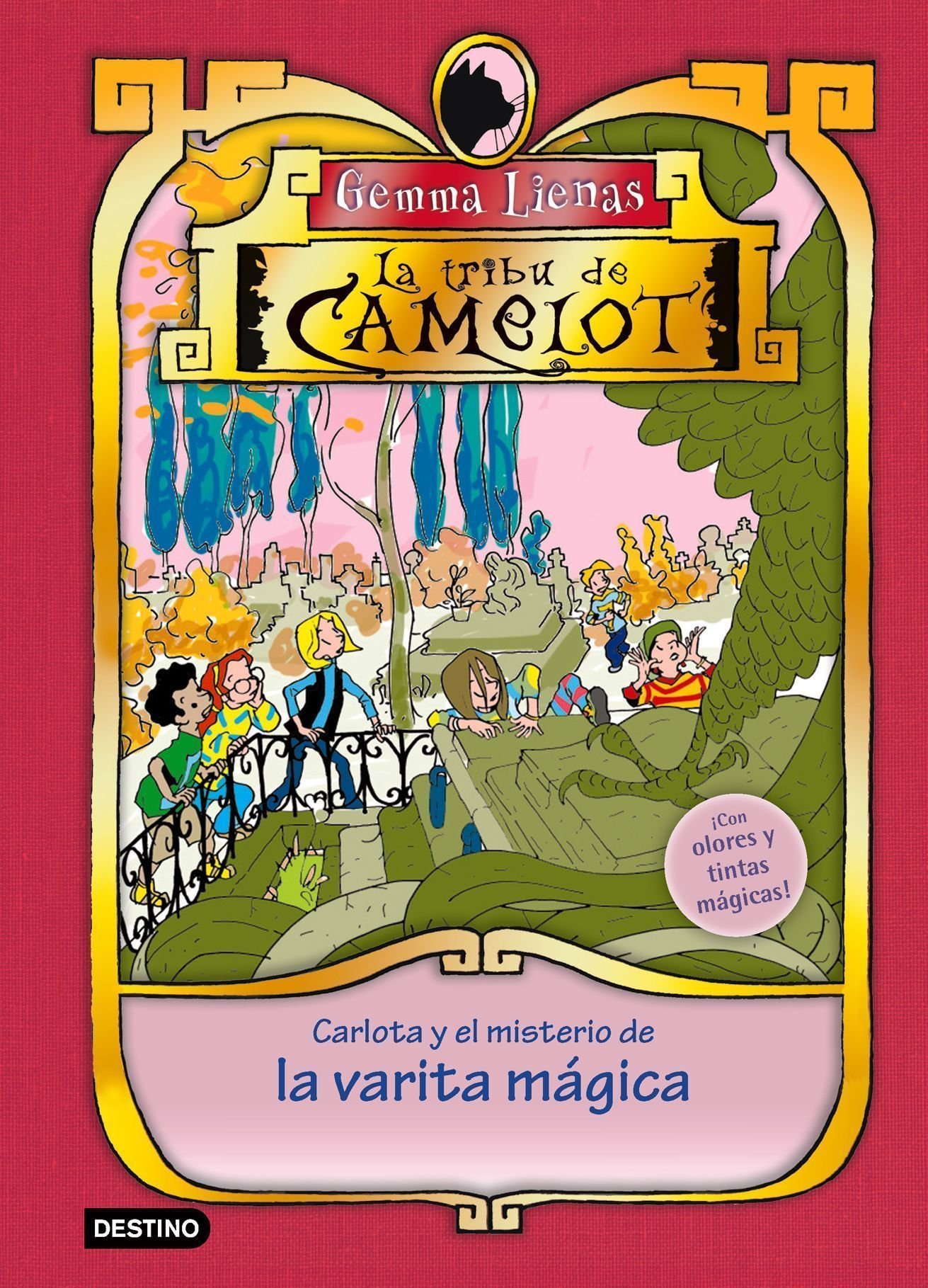 Portada de Carlota y el misterio de la varita mágica: La Tribu de Camelot II. Con olores y tintas mágicas.