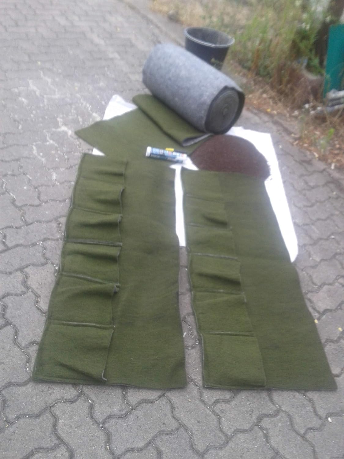 Teichbau Teichrand Set 0,50 x 10 m Ufermatte 2 Pflanztaschen Lava Teichsubstrat 20 Kg Fix All / 12,54 m Randgestaltung