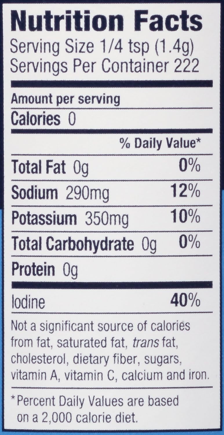 Morton Lite Salt, 11 Ounce Canister (Pack of 12) : Salt Substitutes : Grocery & Gourmet Food