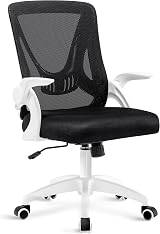Blisswood Office Mesh Chair with 90° Flip-Up Armrests Ergonomic Lumbar Support view 4