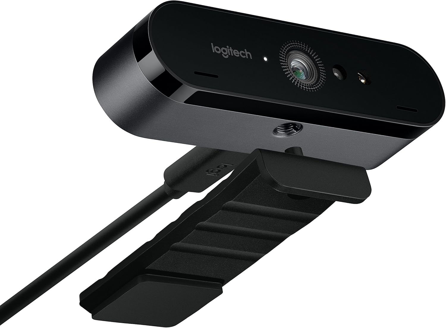 Logitech BRIO Ultra HD Webcam for Video Conferencing, Recording, and Streaming - Black: Computers & Accessories