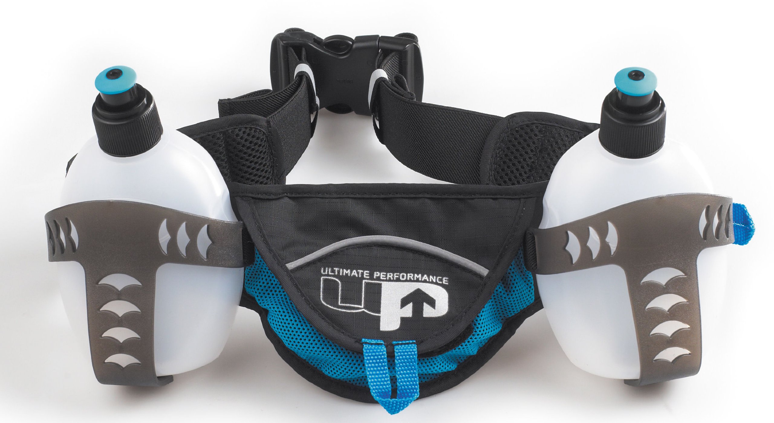 Ultimate Performance Airaforce 2 Nutrition Bottle Belt - Black/Blue, One Size
