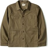 Huckberry Flint and Tinder Classic Chore Coat, Mens Lightweight Cotton Jacket