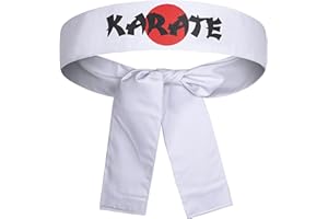 Titan Gear Martial Arts Headband for Karate, Taekwondo, Jiu-Jitsu, MMA – Soft & Durable Fabric - One Size Fits All – 2” x 45”