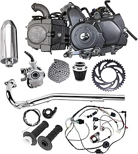 Amazon.com: TDPRO Full Set of Lifan 125cc Engine Semi-Auto 4 Stroke