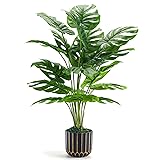 Der Rose 28'' Fake Plants Tall Artificial Monstera