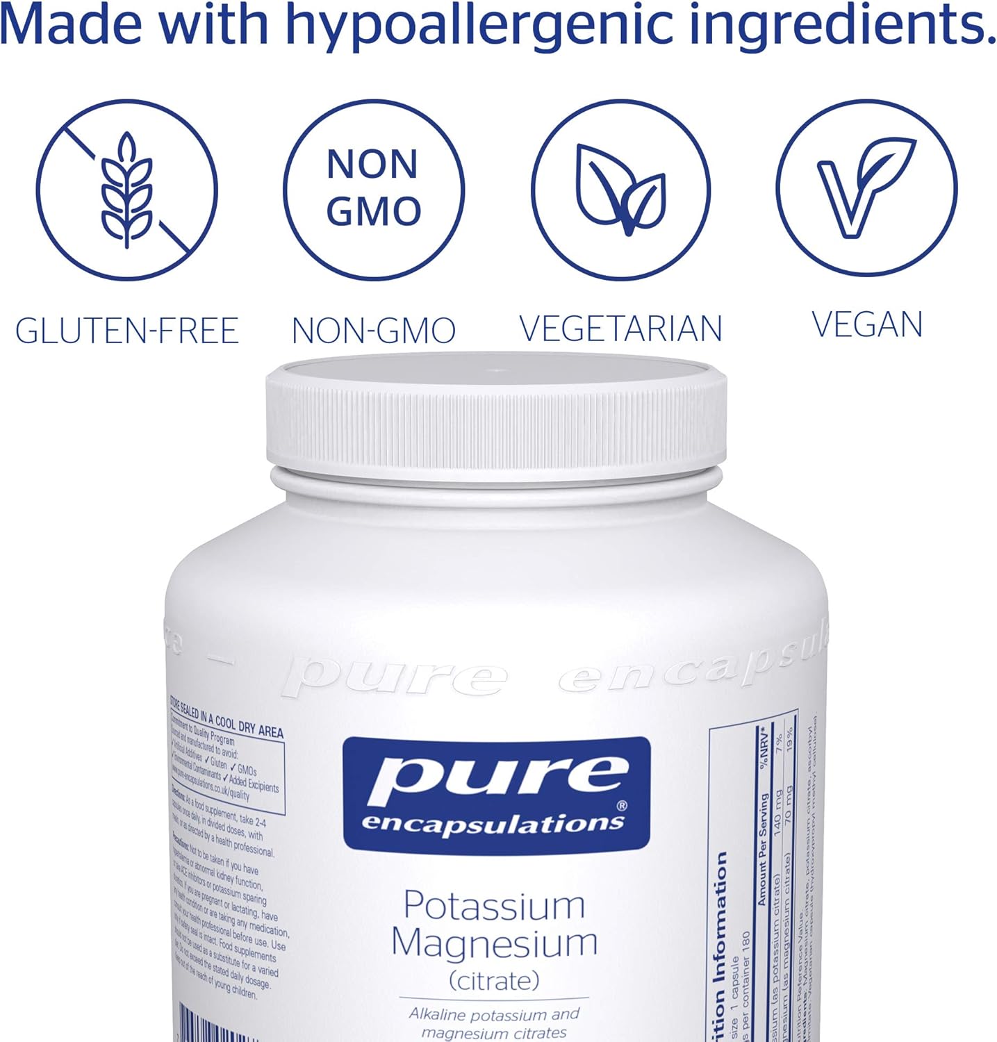 Pure Encapsulations Potassium Magnesium (Citrate), Electrolyte Combination for Blood Pressure Nerves and Muscles - Image 5