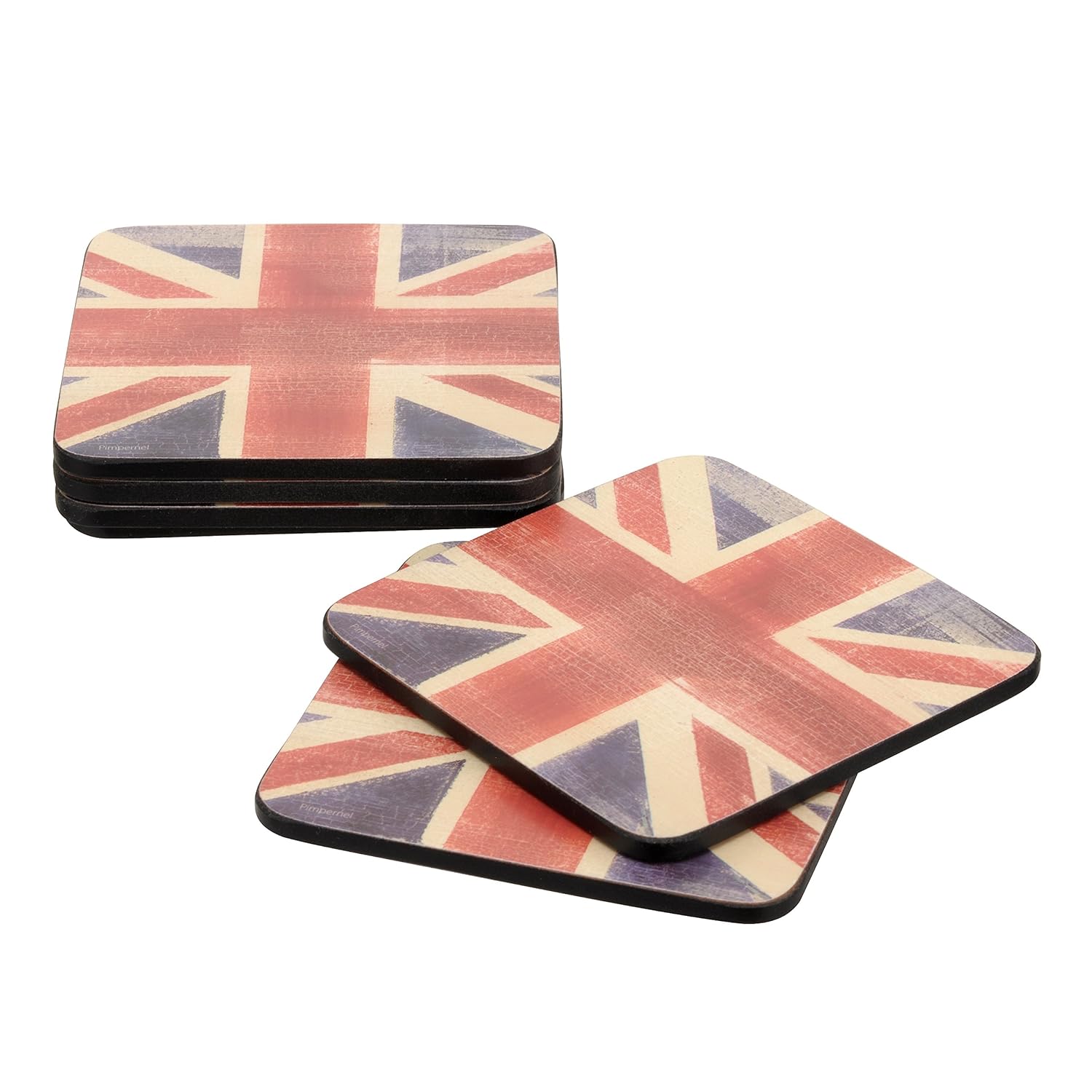Pimpernel Union Jack Coasters, Set of 6 Amazon.co.uk Kitchen & Home
