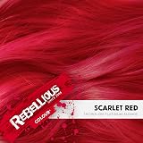 PaintGlow Rebellious Colours Vegan Semi Permanent Hair Dye Scarlet Red 100ml view 2