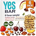 The YES Bar – Six Flavor Variety Pack – Plant Based Protein, Decadent Snack Bar – Vegan, Paleo, Gluten Free, Dairy Free, Low Sugar, Healthy Snack, Breakfast, Low Carb, Keto Friendly (Pack of 6)